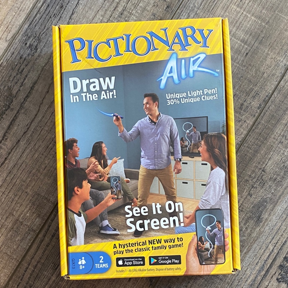 New in Box Pictionary Air Family Game